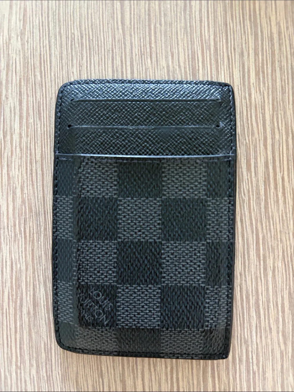 Louis Vuitton Black Damier Graphite Card Holder
